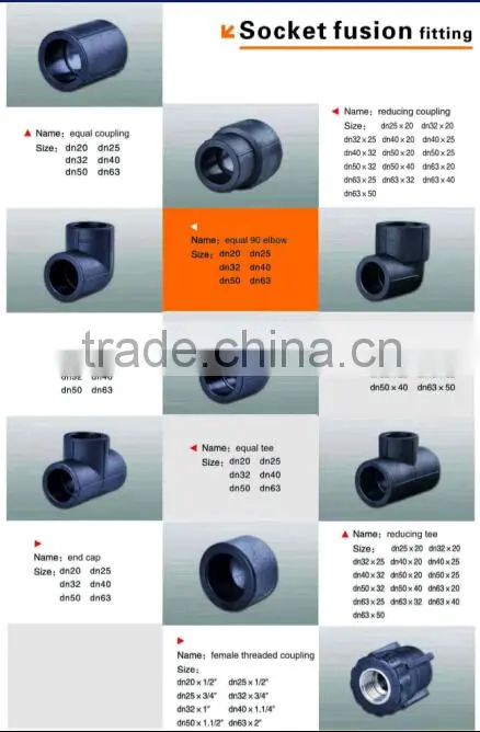 PE accessories adapter