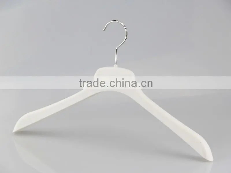 popular plastic clothes hanger with top level for coat