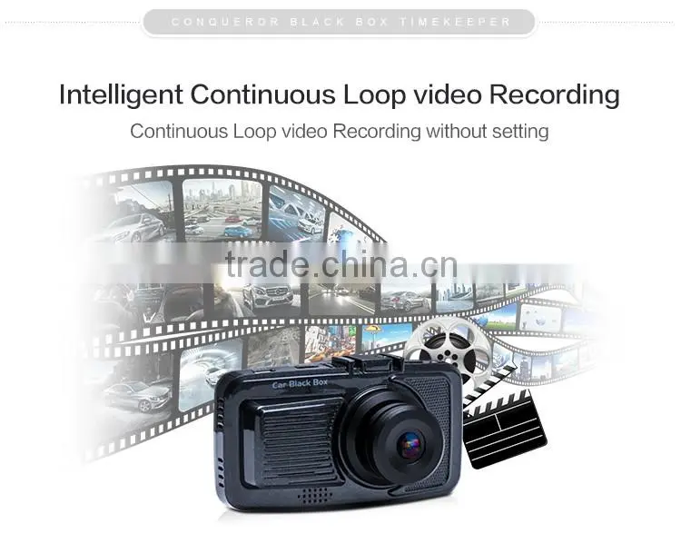 2016 Economy G-sensor and HDMI 1080P 2.7 inch car recorder Dash DVR Camera