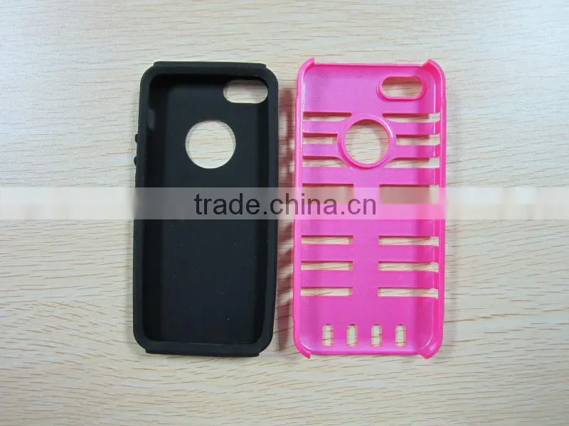 2013 New style Musubo Retro plastic+silicon microphone hard case for iphone5