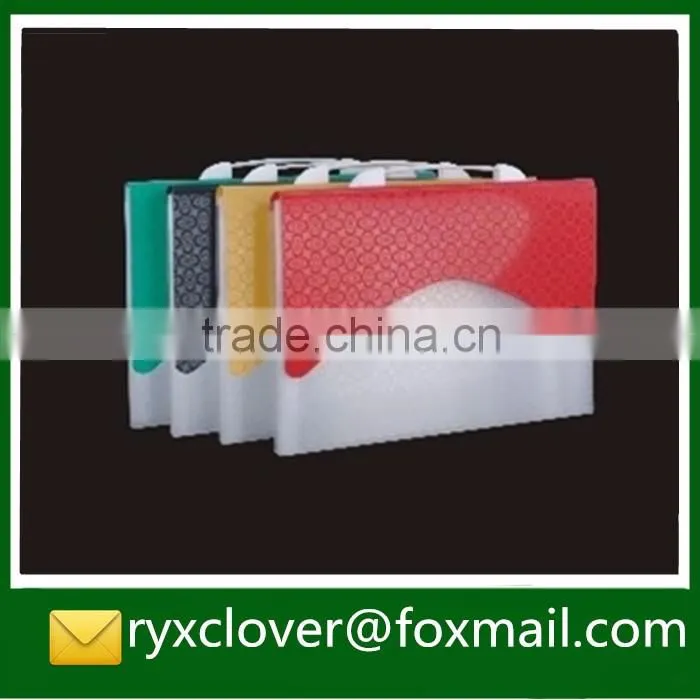 High quality stationery suppiler PP foldable expanding file folder for school