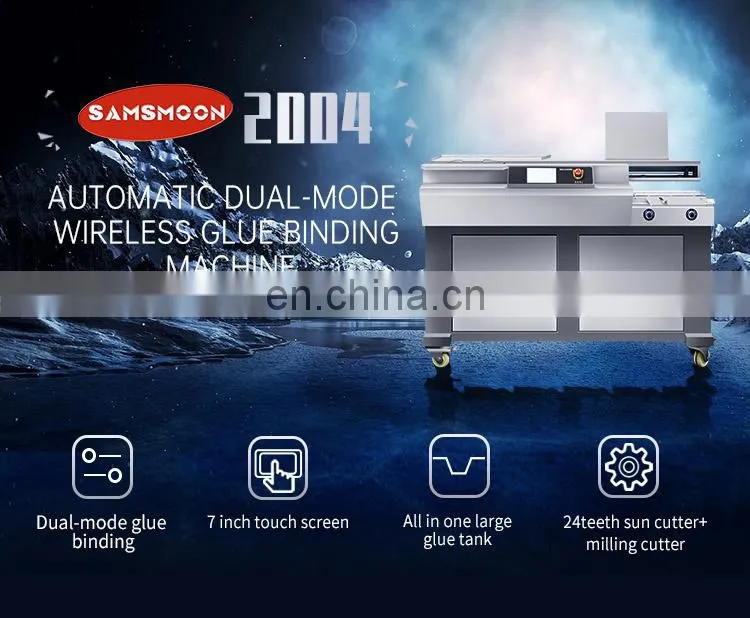 High Quality Max Length 420Mm Heavy Duty Paper Binding Machine Commercial For A3 Coated Paper