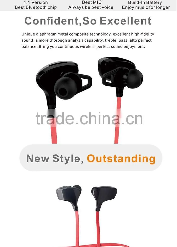 EP-A900 wireless earphone radio, stereo bluetooth earphone, cute earphone for girls
