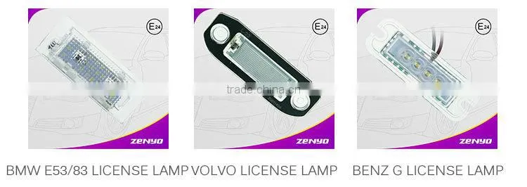 zenyo factory price 12 months warranty energy-saving led license plate light for BMW E93 M3 4D sedan