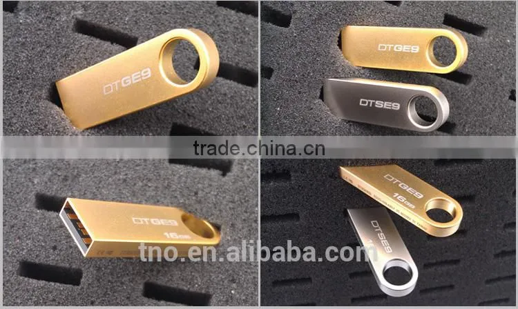promotional gift custom metal slim usb flash drive