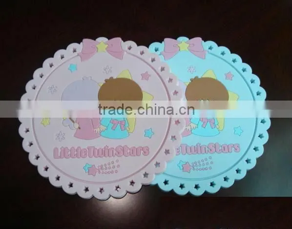 PVC placemat, PVC plastic Coaster hard PVC Table Mat