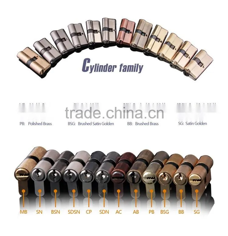 High Security Brass Door Cylinder Lock