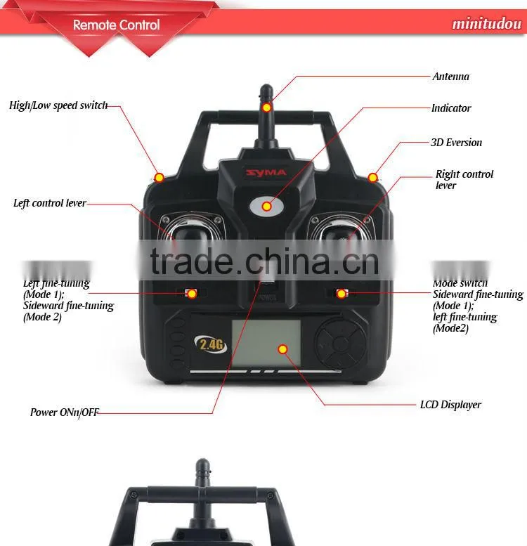 SYMA X5C middle 4 Channel / rc helicopter with camera rc quadcopter