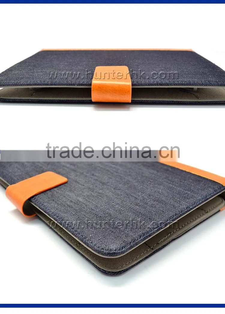7" Universal Demin with Plain Crystal Tablet Cover