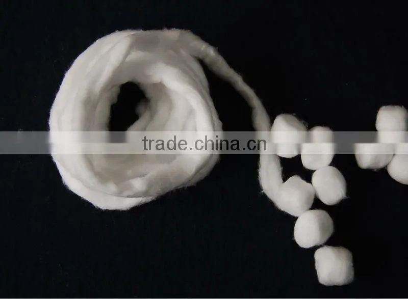 absorbent cotton coil