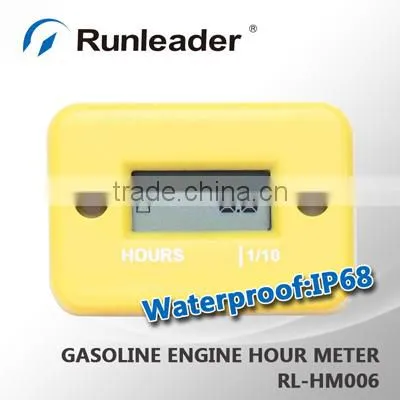 Waterproof Digital LCD Inductive Hour Meter for motocross jet boat motorcycle marine jet ski pit bike dirt bike atv outboard ATV