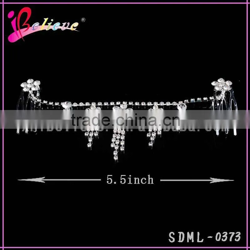 2015 New popular indian head chain,clear diamond head chain jewelry wholesale jewelry head chain