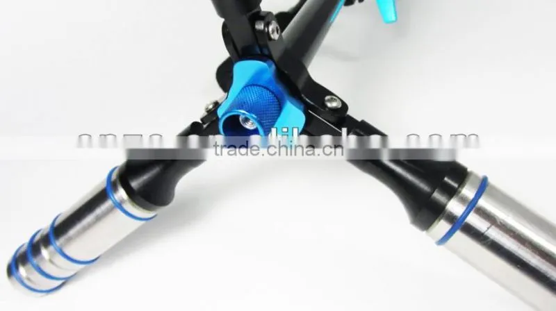 Handheld Mini Cam Stabilizer steadicam for DV / DSLR / Digital Camera - Black + Silver quick release camera plate