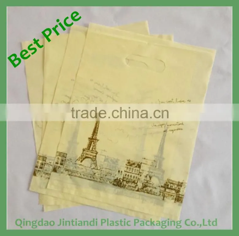 2016 Chinese Manufacturer Hot Sale LDPE Die Cut Plastic Promotional Bag