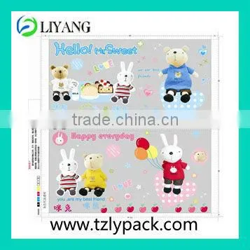 Heat Transfer Foil for Plastic Container