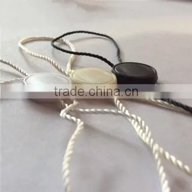 china quality string seal tag, hang tag string, garment plastic seal tag seal tag white plastic magnetic string