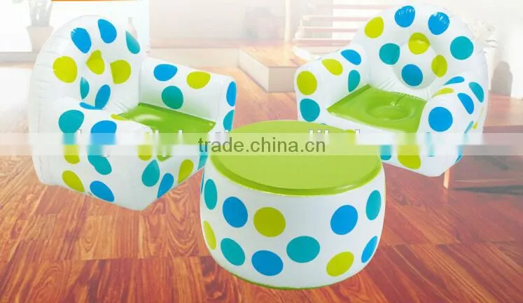 pvc inflatable sofa set