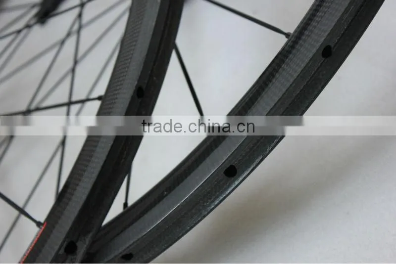 Miracle carbon wheels tubular 38mm 700C rims 3K-clear coating road wheelsets MT-38T