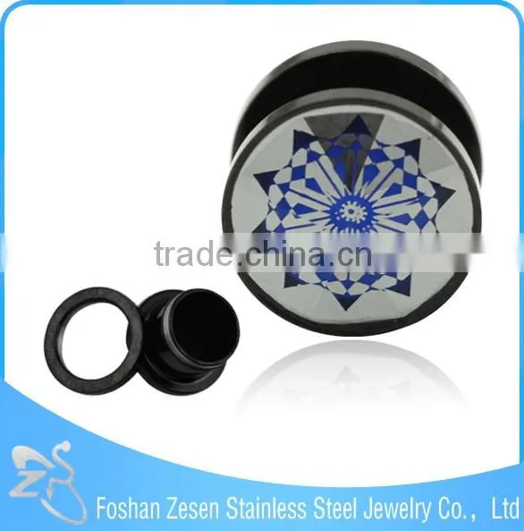 Brand Name Wholesale Fashion Jewelry Stainless Steel Earrings Tunnels