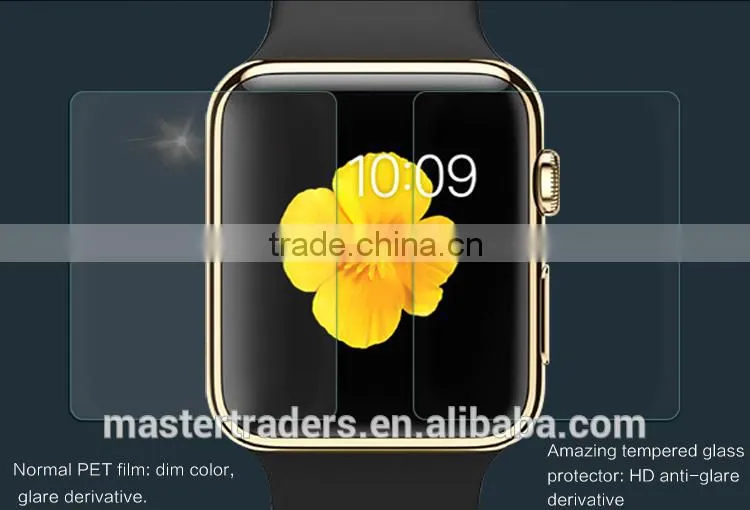 Original NILLKIN 9H Nano Amazing H+ Anti-burst Tempered Glass Screen Protector For 42MM Apple Watch MT-3531