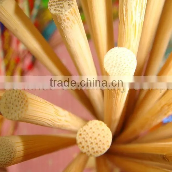 2.5 x150mm round natural BBQ Dan bamboo skewers with Sharp End FDA food grade