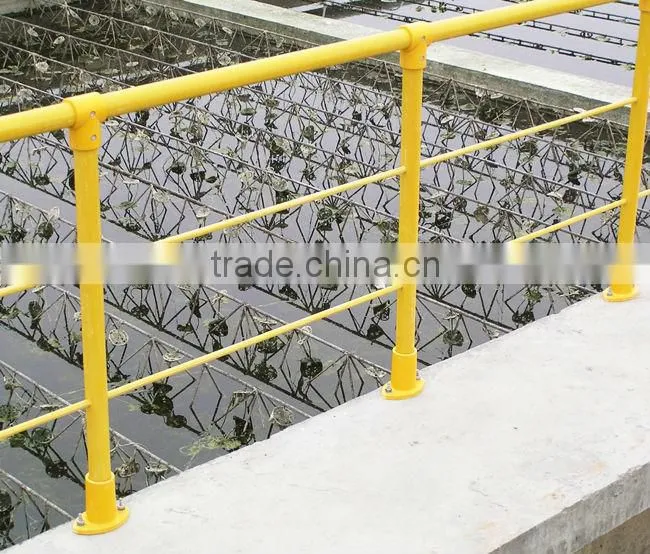 high strength Fiberglass guardrail tube, corrosion resistant,