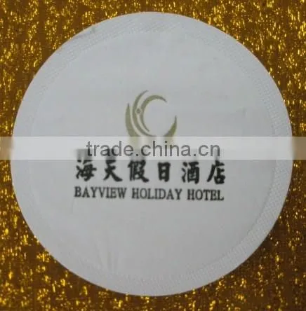 hot sale custom design logo hotel disposable paper cup coaster