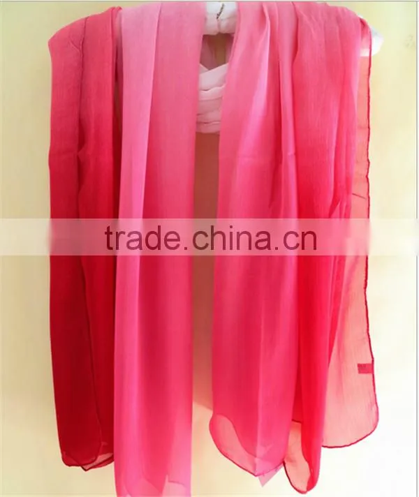 import custom design soft chinese digital print silk scarf