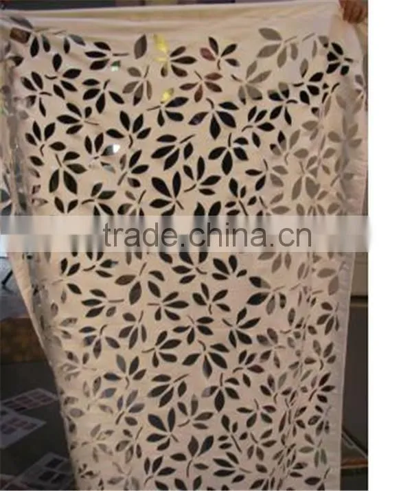 100% Polyester Fancy Laser Cut Curtains For Doors