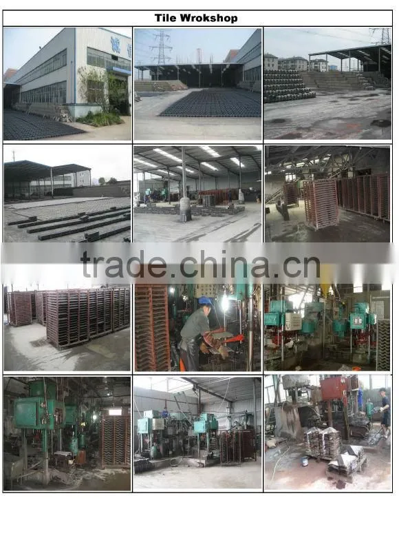 cement tile mould in brick making machinery