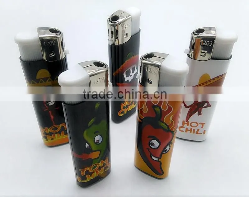 Hot selling customized paper plastic lighter