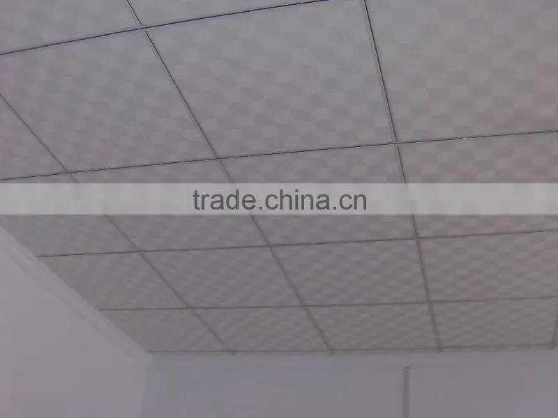 595*595mm types of PVC ceiling panels for office decoration