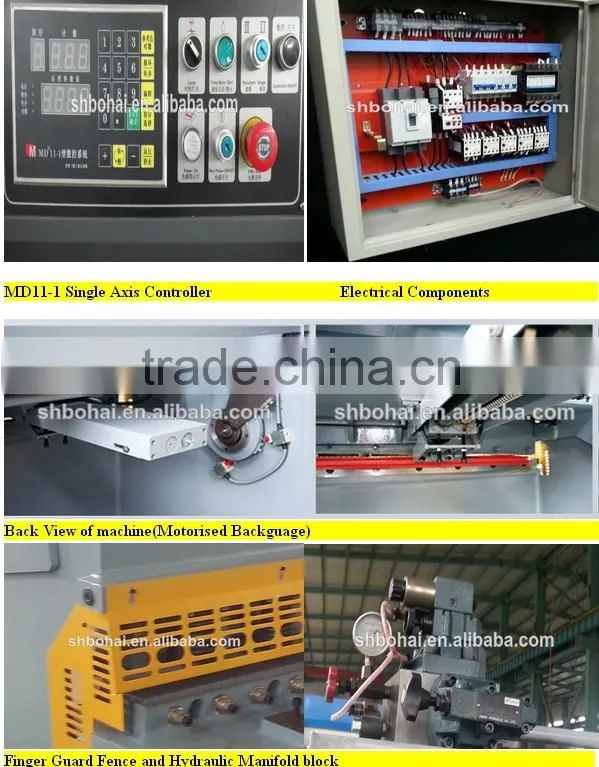 Export to Mexico 2500mm hydraulic swing arm cutting machine with CE certificate