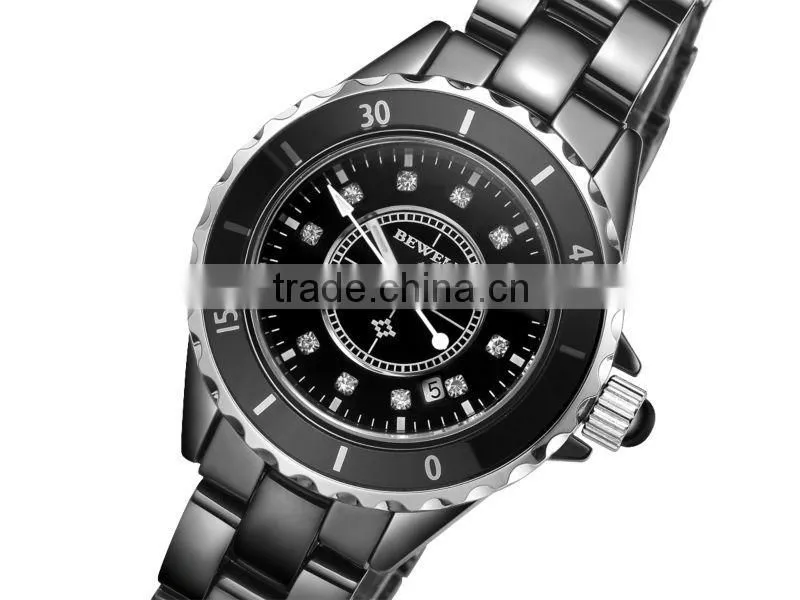 2015 best-selling elegent luxury ceramic watch sapphire crystal ceramic watch