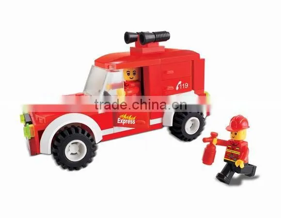 94 pcs fire truck serial Building Block toys