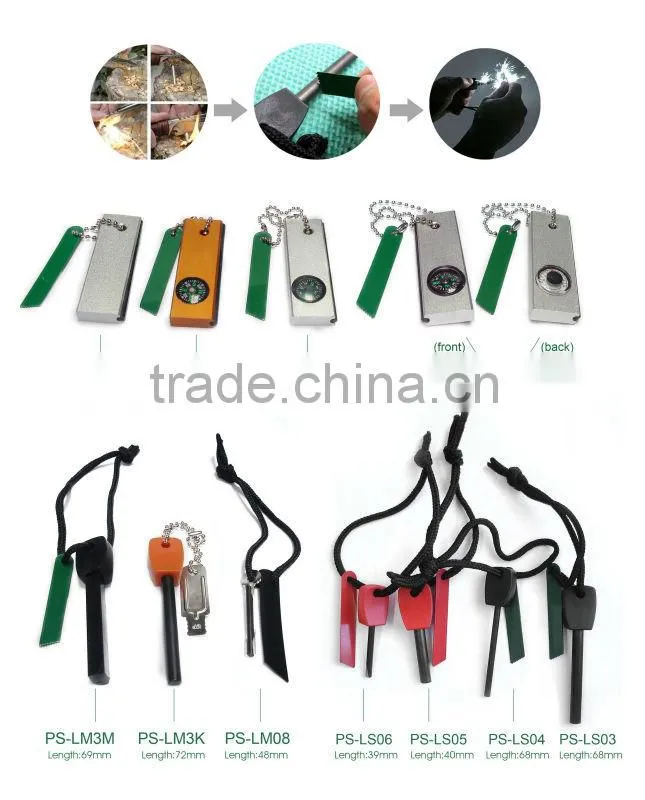 Magnesium Fire Starter Overall Solid Block for camping survivor