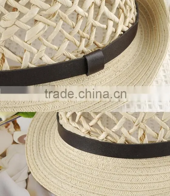 Sunny Shine promotional straw Panama wholesale Ladies fashion straw hat