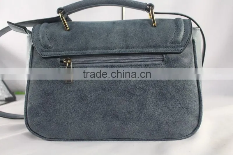 2016 new women messenger bags with tassels Occident fashion shackle cube women handbags
