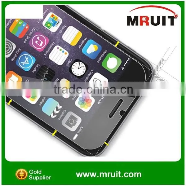 mobile phone screen protective film / Full cover 9H 2.5D round edge mobile phone Tempered Glass screen protector for iPhone 6