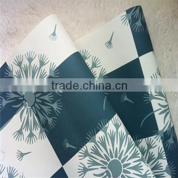 modern style wall paper blue color
