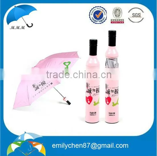 2014 hot bottle umbrella-21inch deco umbrella