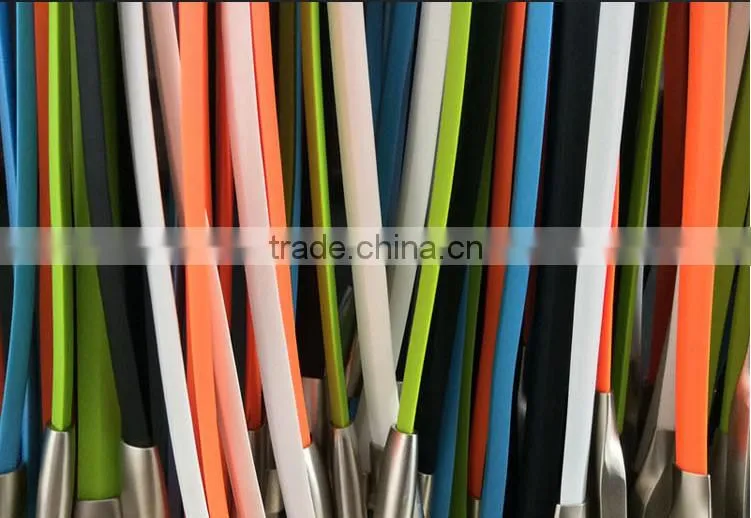 For iPhone USB Charger Cable Flat Zinc Alloy USB Cable New Premium
