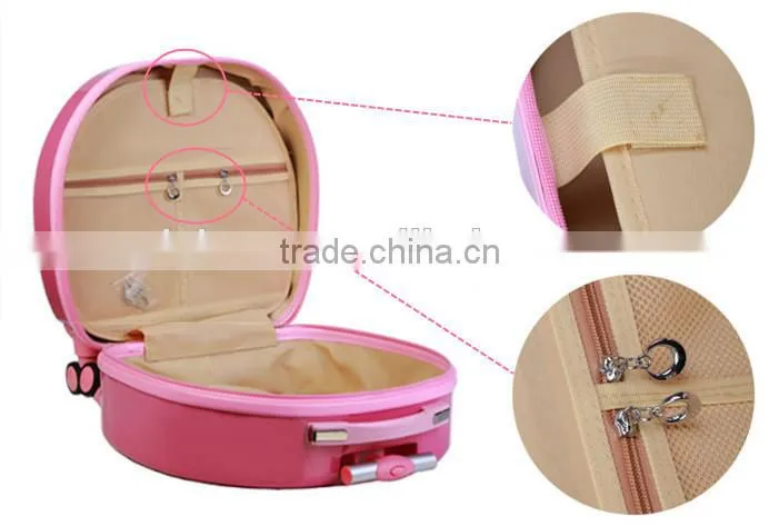 Genuine hard shell luggage ABs PC trolley suitcase factory price