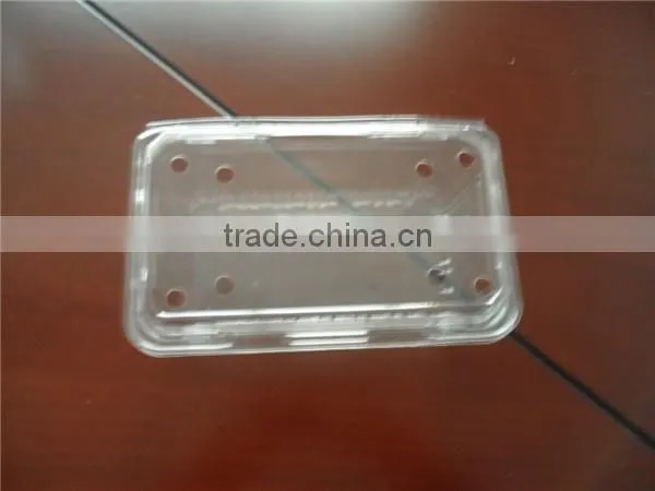 PET / PVC Fruit package with lid