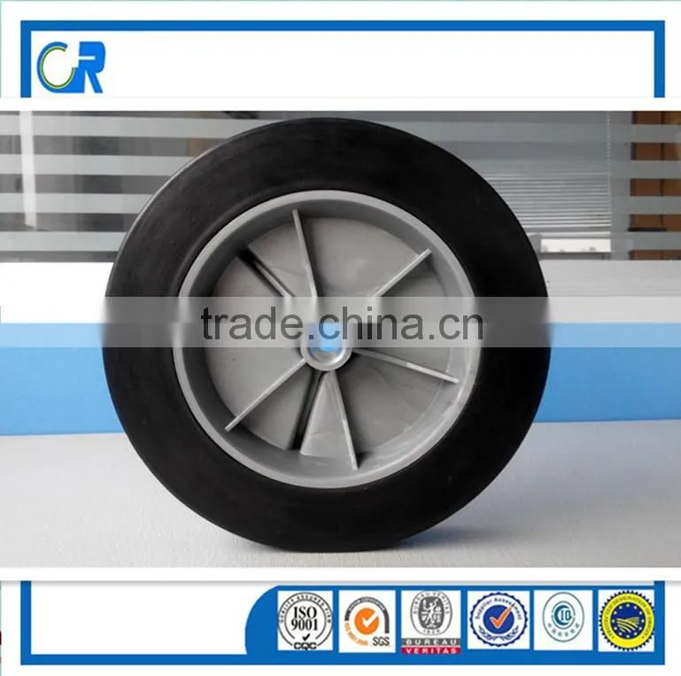 Used in hand trolley wide plastic wheels