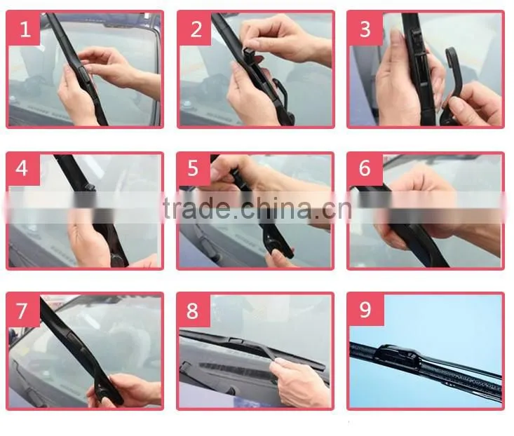 WB1004 Bosch Type Conventional Car Windscreen wiper blade