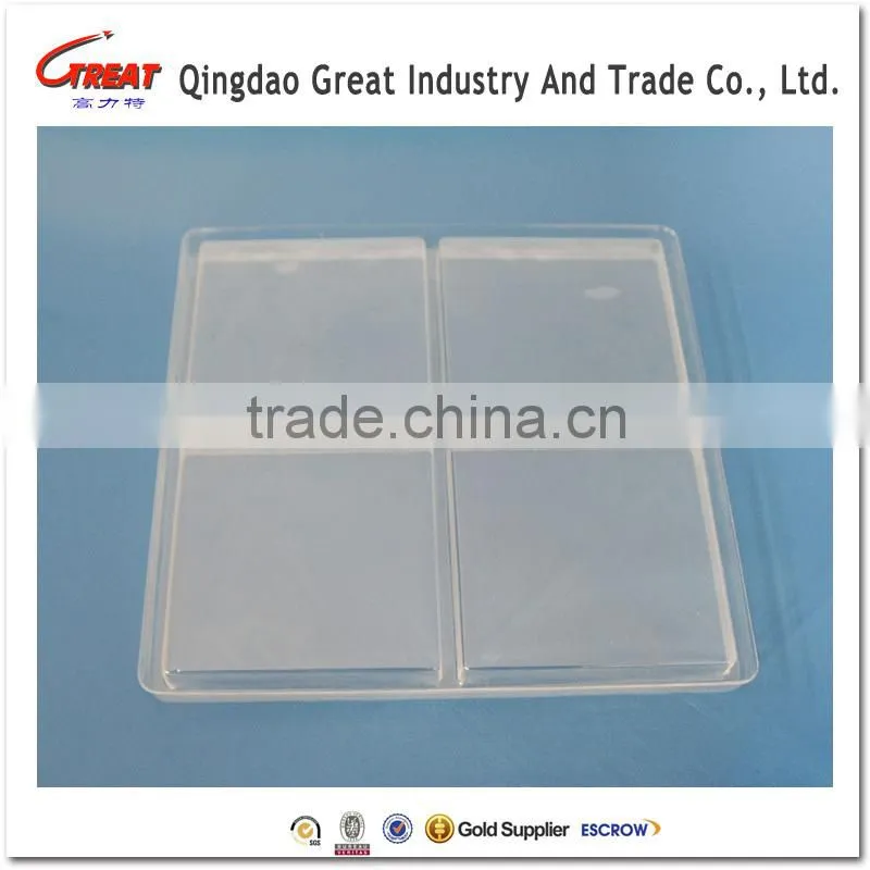 Disposable Plastic Dessert Chocolate Packaging Tray