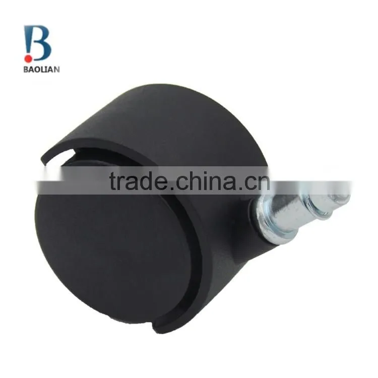 BIFMA standard china BL 1"black mini duty nylon grip ring stem appliance caster wheels