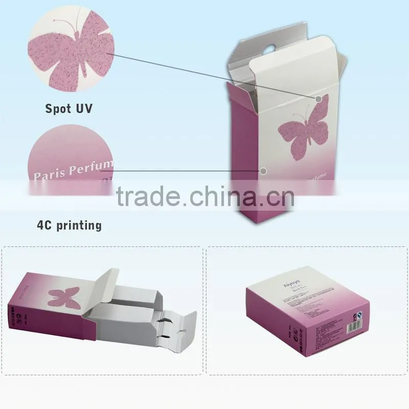 New Designer Plain Cardboard Paper Perfume Gift Box Printing