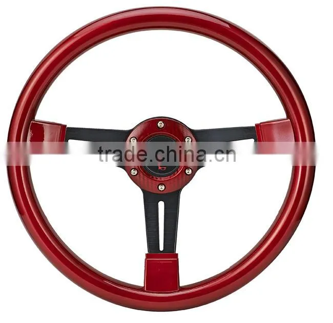 Universal ABS racing leather steering wheel